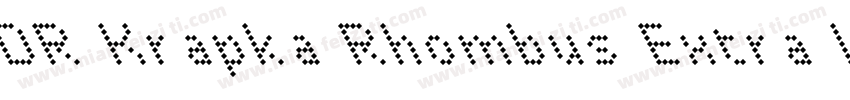 DR Krapka Rhombus Extra Light字体转换